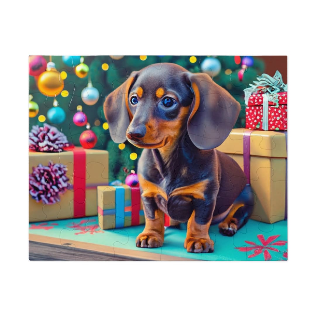 Cute Dog Puzzle 1000 Teile Rund Fur Erwachsene Und Produktbild-Vorschau 3