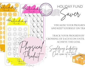 Laminated Cash Envelope Holiday Fund Savings Challenge Card Inserts, Cash Stuffing Tracker, Personal Budget Tool, Self Care Sinking Funds