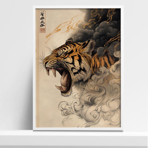 テーラー東洋 ROARING TIGER×JAPAN MAP XL Tailor Toyo Sukajan TT15682 Men's Japanese Souvenir Jacket Roaring