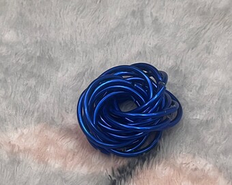 BLUE Möbius Discreet Fidget and sensory toy- Handmade by Goldensensorynuggets