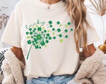 Lucky Shamrock St. Patrick's Day Comfort Colors Tee