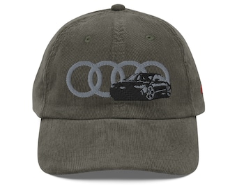 Vintage Audi Corduroy Hat