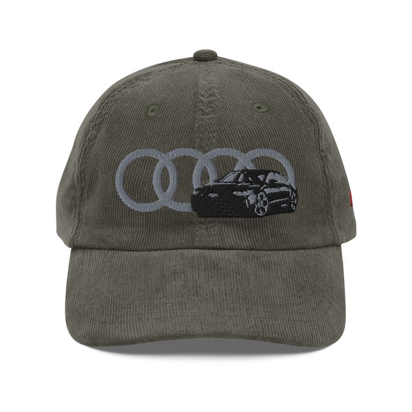 Vintage Audi Corduroy Hat