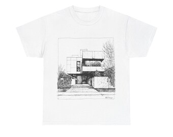 Maglietta regalo con design di architettura, maglietta da uomo con design di architettura - Kahn Style