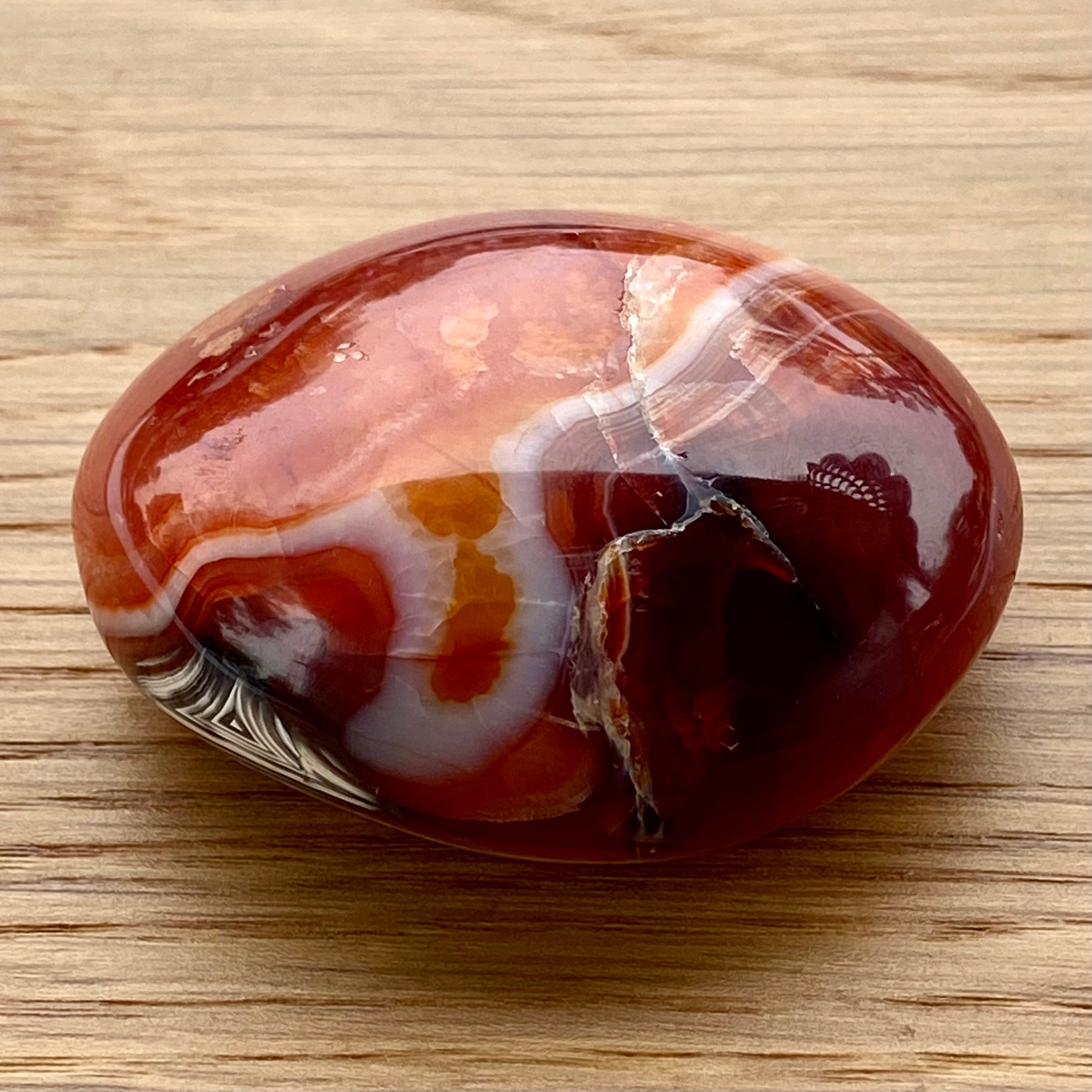 Red Orange Carnelian Jasper Free Form Polished Stone 2 1/4 Etsy