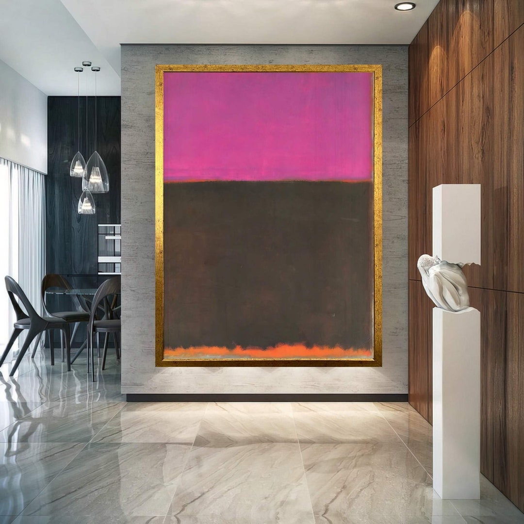 Marc Rothko Frames Mark Rothko Framed Art Canvas Wall Art Print - Etsy