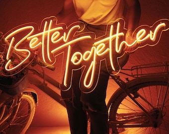 Better Together Custom LED Neon Wedding Sign