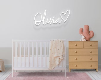 Personalized Name Neon Sign, Nursery Decor, Custom LED Light