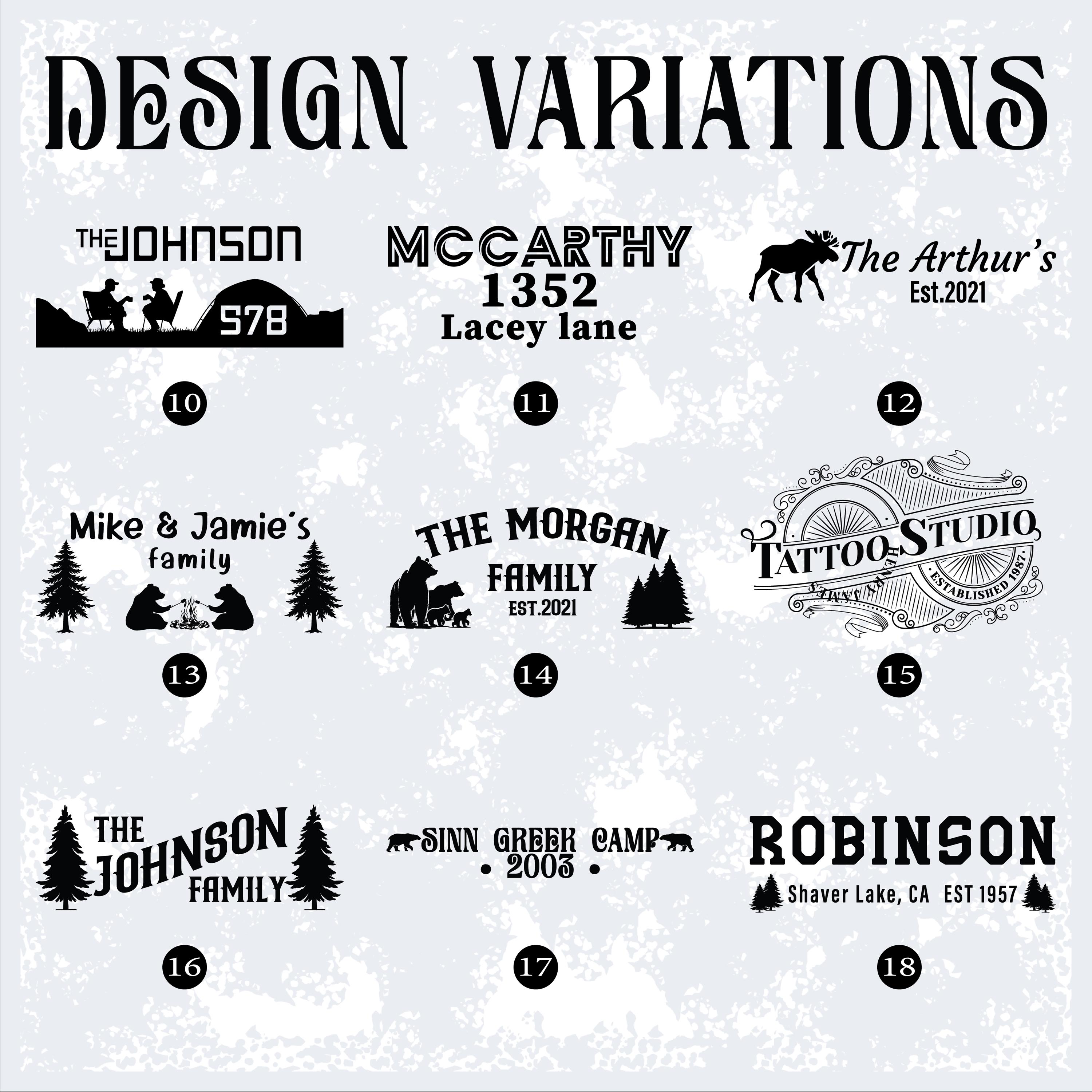 Personalized Wooden Family Campsite Sign, Custom Camping Signs, Farmhouse Decor, Cabin Decor, Wooden Carved Sign, Family Name Outdoor  Sign