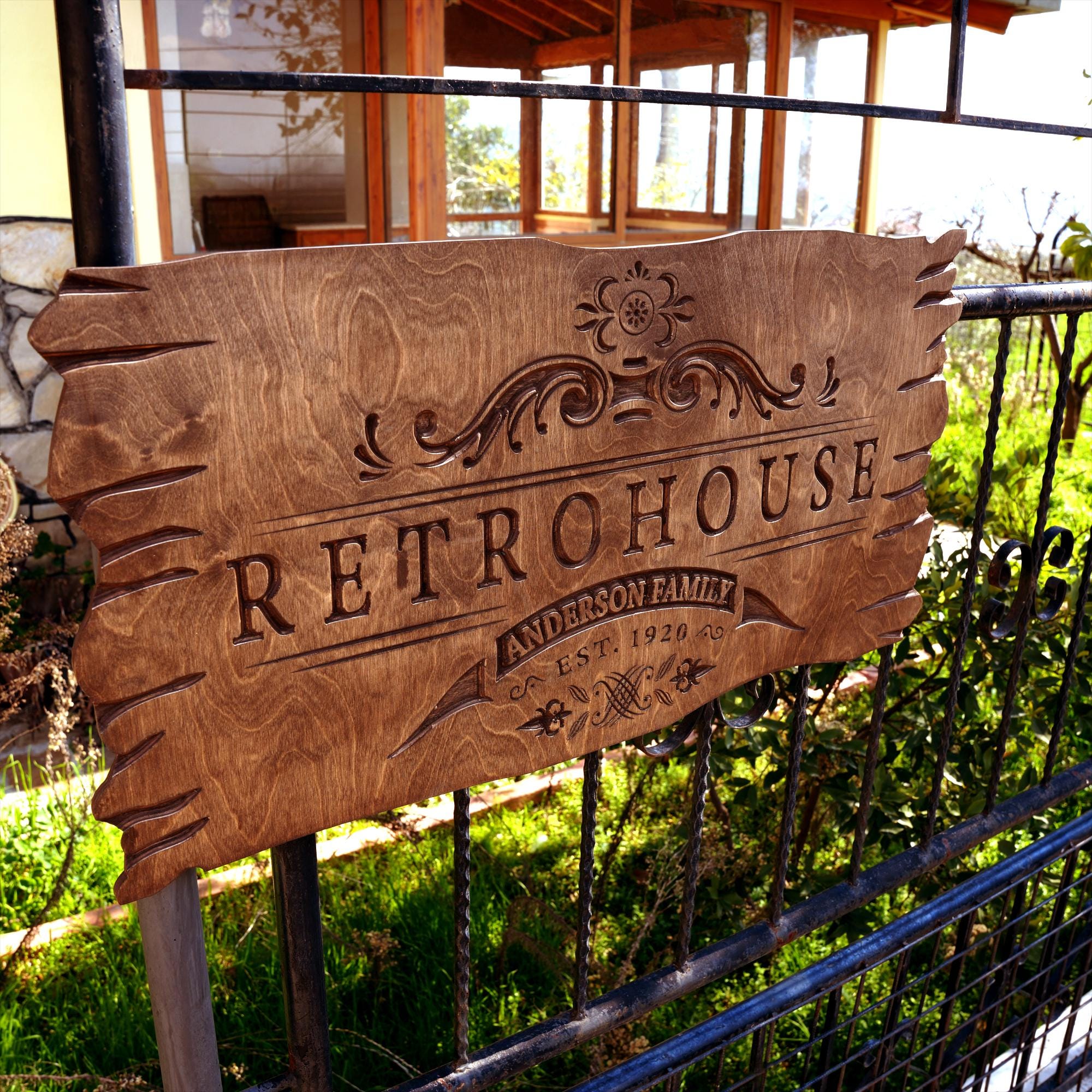 Retro Wood Signs - Etsy UK