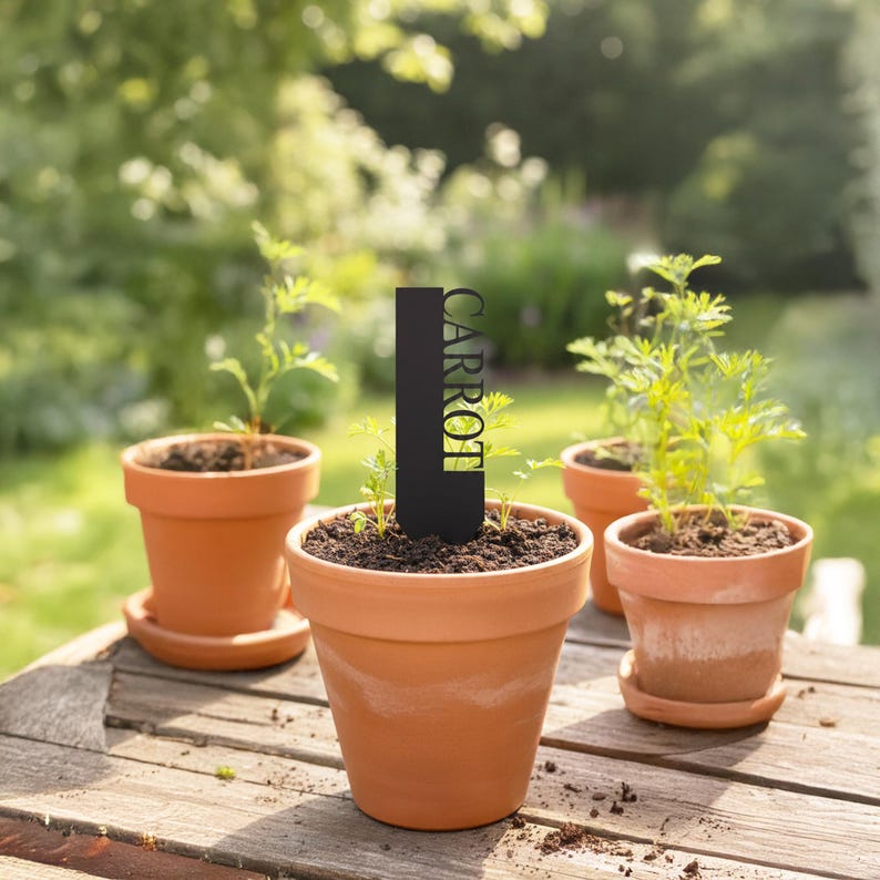 Personalized Grandpa's Metal Garden Stake: Outdoor Garden Marker with Custom Name image 8