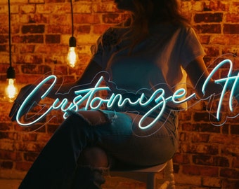 Custom Neon Sign, Personalized Light Up Sign, Wedding Decor