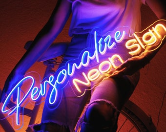 Custom Neon Sign, Personalized Wedding Decor, Battery Operated