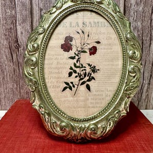 Vintage Oval Silver Frame with Ornate Design, Glass Co er ~ vintage oval picture frame, silver photo frame, Victorian silver vintage frame