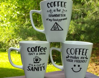 ähnliche Artikel Wie Kaffee Zitate Tasche Für Frauen