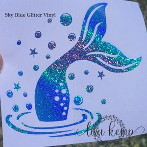 Mermaid Tail Car Decal, Mermaid Tail Decal, Car Window Decal, Laptop Decal, Tumbler Decal
