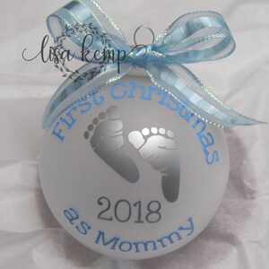 Personalized Glass Ornament for Parents/Mommy/Daddy