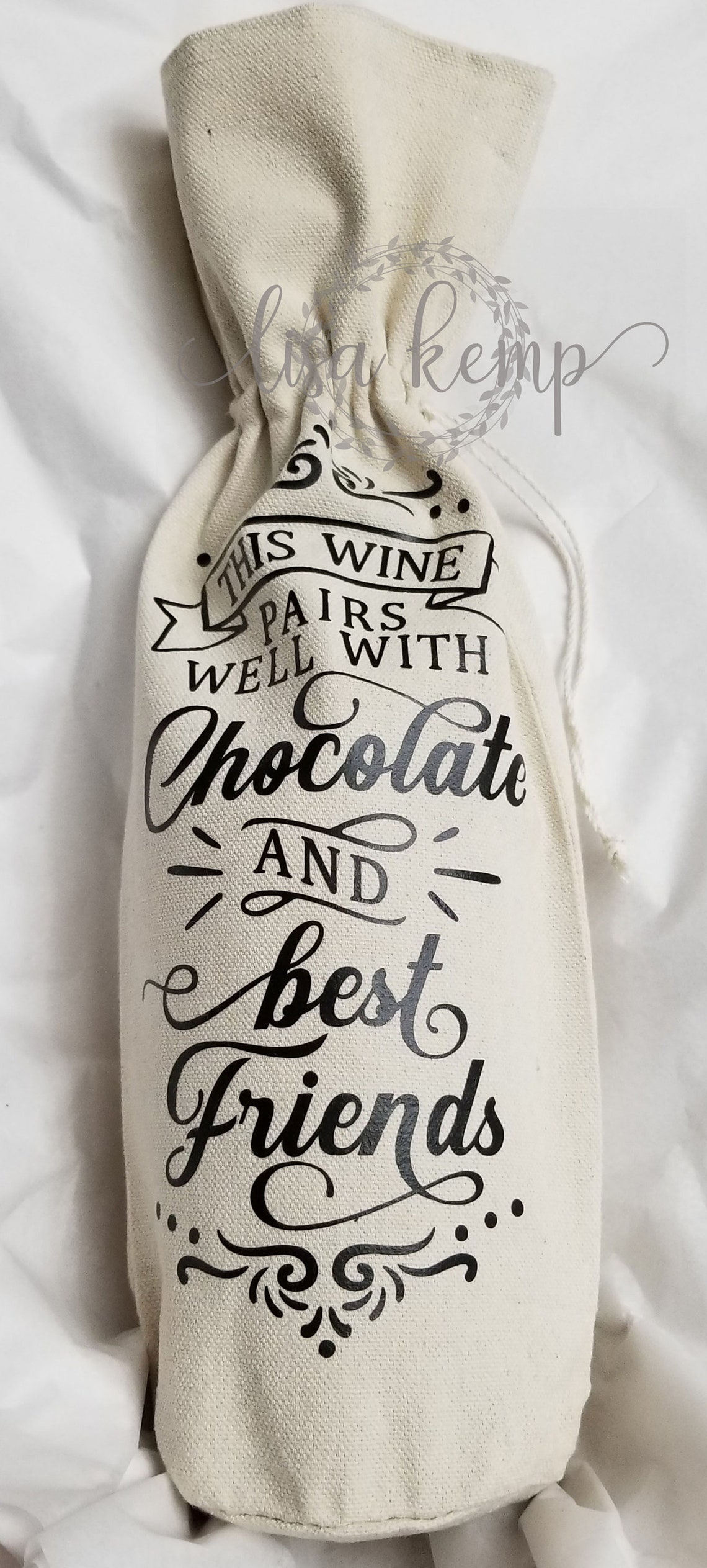 Canvas Wine Bags With Humorous Sayings Etsy