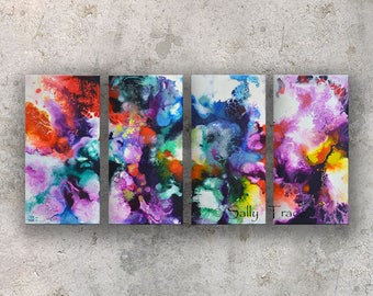 abstract art prints on canvas from my original abstract etsy