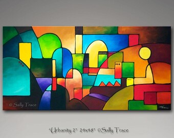 modern art painting etsy