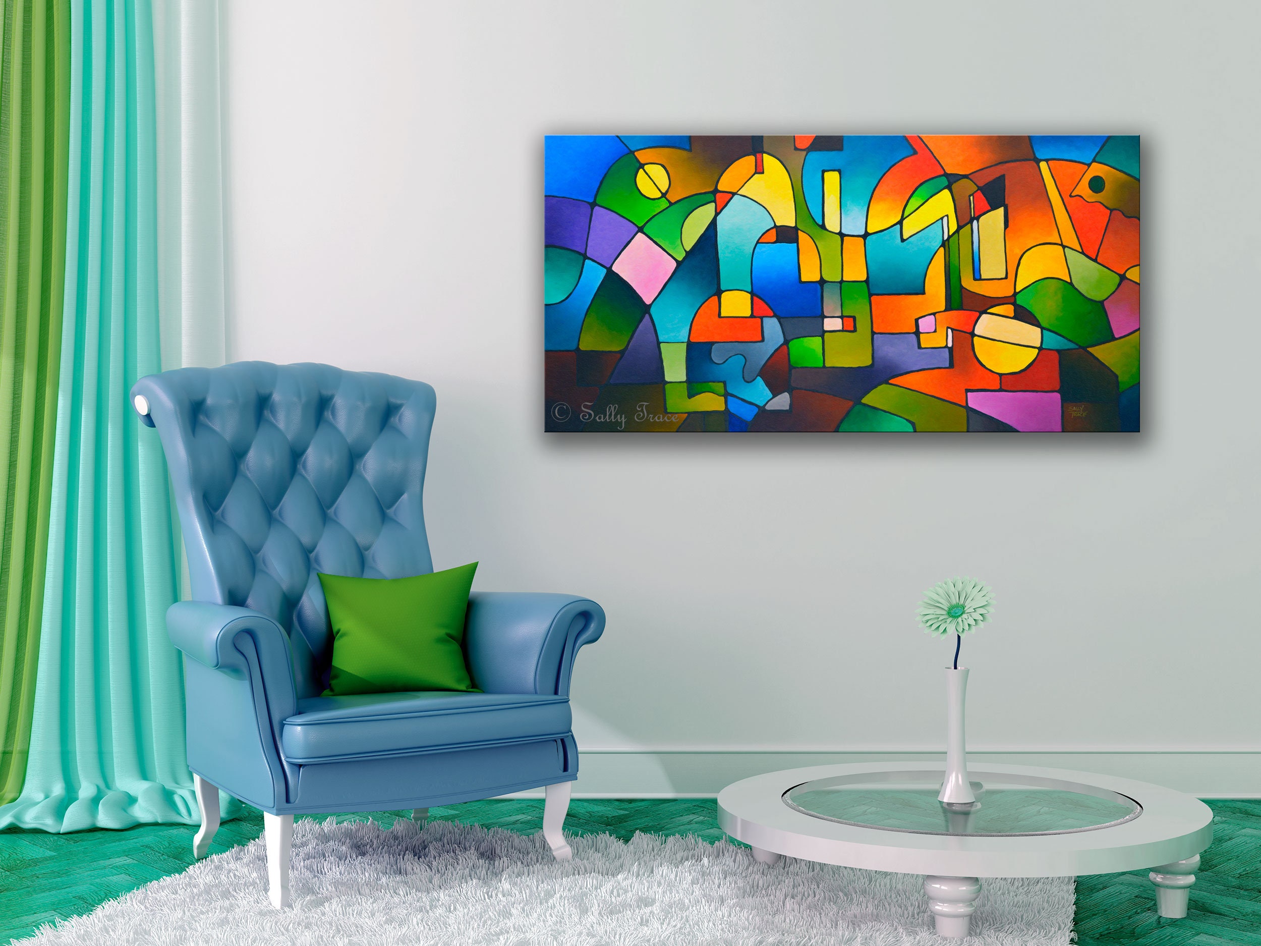 Abstract Geometric Fine Art Giclée 