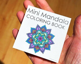 Mini Mandala Coloring Book