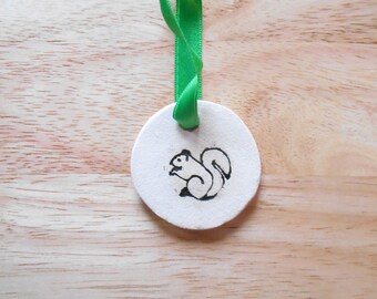 Ceramic Squirrel Ornaments Adorable Abney Park Squirrels Coins.