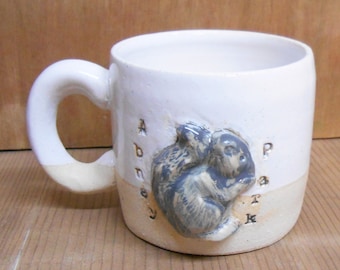 Mug Squirrel Design Ceramic Abney Park Animals Range durable Stoneware.