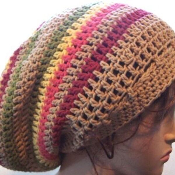Crochet Dreads Tam - You pick the Colors - by Sweetbriers