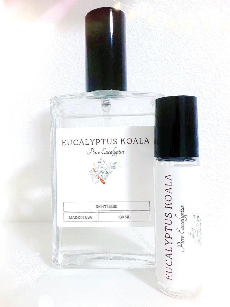 Eucalyptus Perfume Spray, Refeshing Herbal Fragrance Gift for Women and Men Fresh Spa Strong Cologne Cute Koala Unisex image 3
