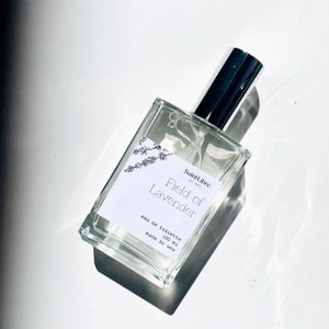 Field of Lavender Perfume Fine Fragrance French Floral, Calm Sexy Unisex Cologne Bottle image 1