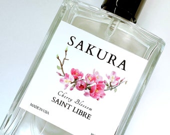 Japanese Cherry Blossom Perfume - Sakura Flowers Fresh Fragrance Scent Parfum