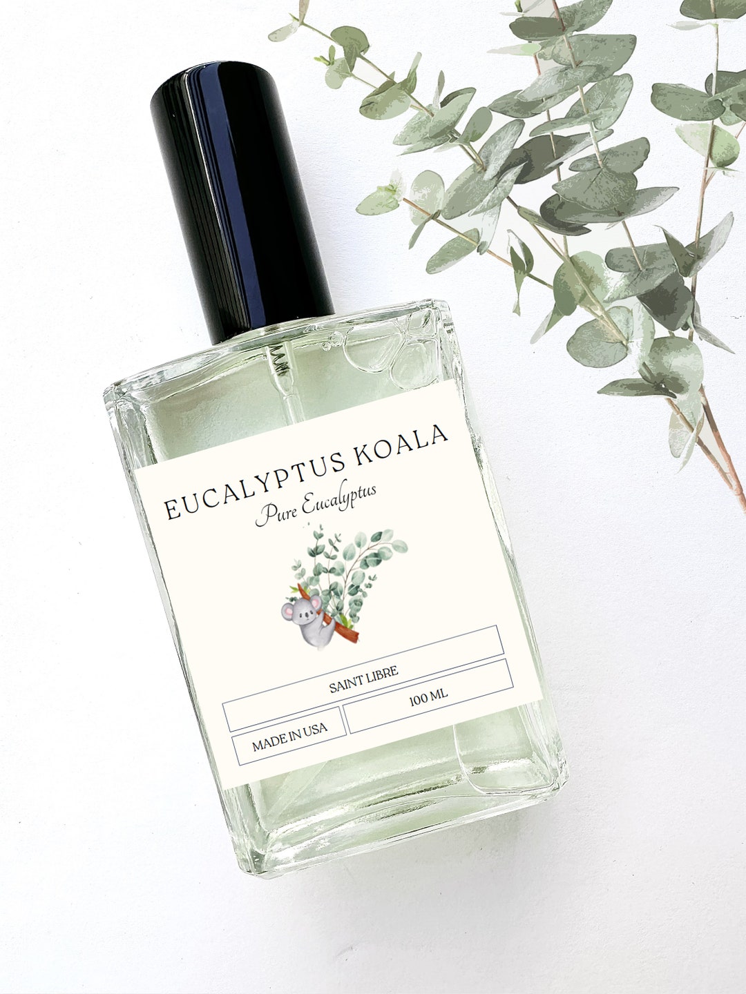 Eucalyptus Perfume Spray, Refeshing Herbal Fragrance Gift for Women and Men Fresh Spa Strong