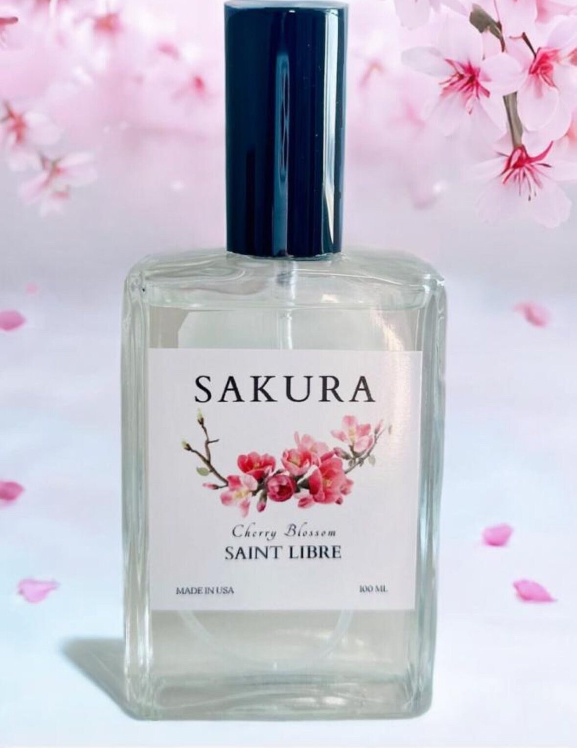 Japanese Cherry Blossom Perfume Sakura Flowers Fresh Fragrance Scent Parfum Etsy Polska