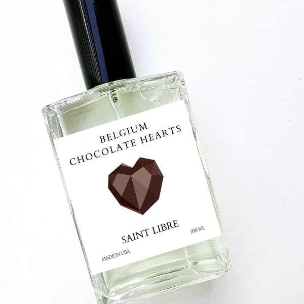 Chocolate Perfume Belgium Hearts - Unisex Gourmand Scents Perfume Cologne - Best Sweet Fragrance