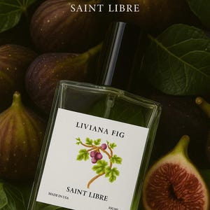 Italian Fig Perfume: Liviana Unisex Scent, Jasmine Sandalwood Almond Notes