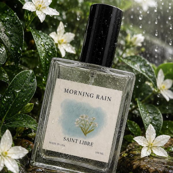 Morning Rain Perfume – Lily of the Valley, Fresh Meadows Clean Unisex Fragrance