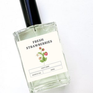 Fresh Strawberries - Perfume Spray Body Mist Cologne Scented Gourmand Fragrance