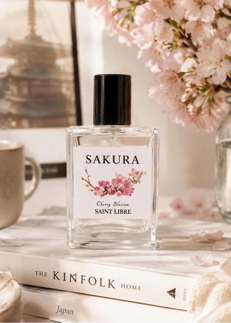 Sakura - Floral Fragrance Feminine Perfume - Japanese Cherry