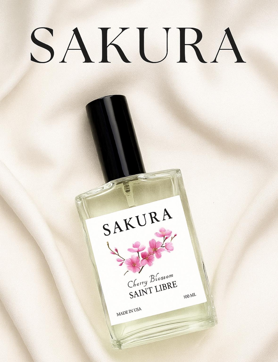Japanese Cherry Blossom Perfume - Sakura Flowers Fresh Fragrance