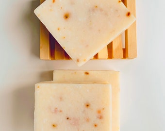 Gentle Unscented Goat Milk Bar Soap for Dry Sensitive Skin