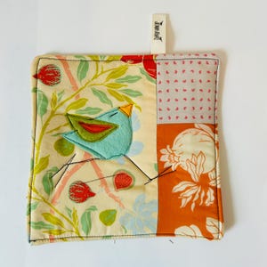 Agarradera de patchwork de algodón orgánico