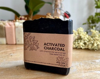 Activated Charcoal Handmade Soap Bar