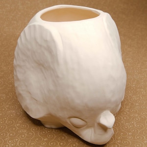 Baby Elephant Planter Bisque Ceramic | Unpainted Elephant Pot | Paint Your Own Succulent Planter | DIY Ceramic Craft | Ready to Paint