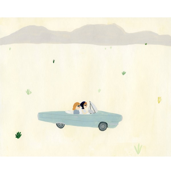 Thelma and Louise Print 8x10