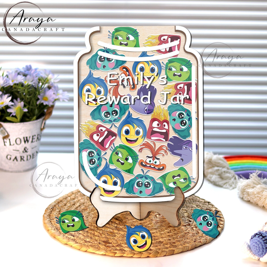 Custom Magnetic Smile Reward Jar for Classroom Behavior, Personalized ...
