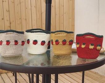 Cute Knitted Baby Basket By MadeByNewZealand, Baby Storage, Cartoon Tote Knitted Storage, Child Friendly Cartoon Style, Cute Baby Storage