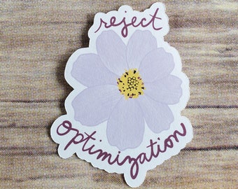 reject optimization flower sticker