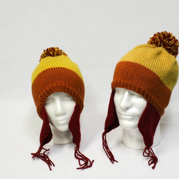 Cunning Jayne Cobb Earflap Hat knitting PATTERN - adult sizes - permission to sell finished items