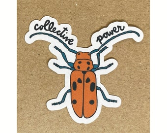 collective power beetle sticker